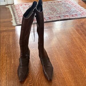Elegant Brown Hispanitas Knee Boots